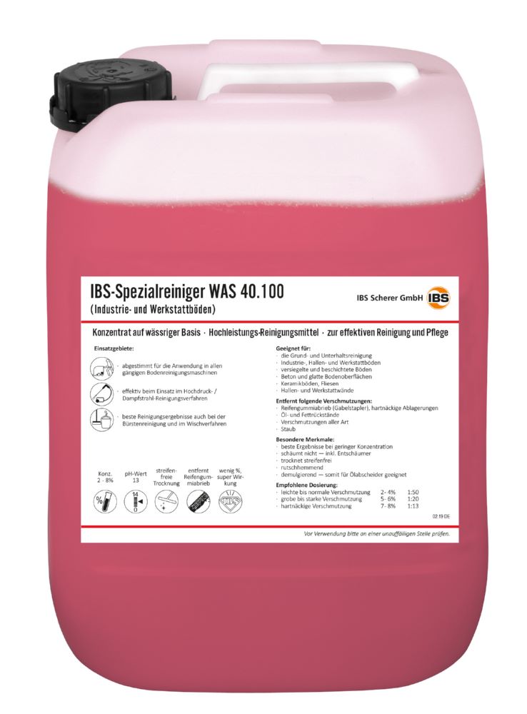 Produktbild IBS Scherer Spezialreiniger WAS 40.100 im IBC Container 1000 Liter