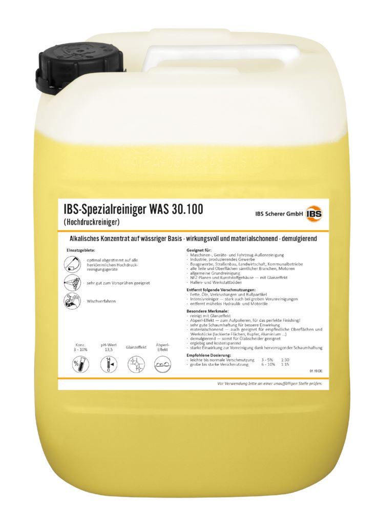 Produktbild IBS Scherer Spezialreiniger WAS 30.100 im IBC Container 1000 Liter