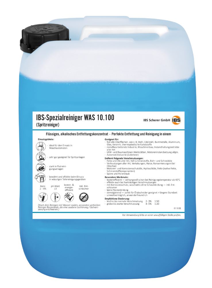 Produktbild IBS Scherer Spezialreiniger WAS 10.100 im IBC Container 1000 Liter