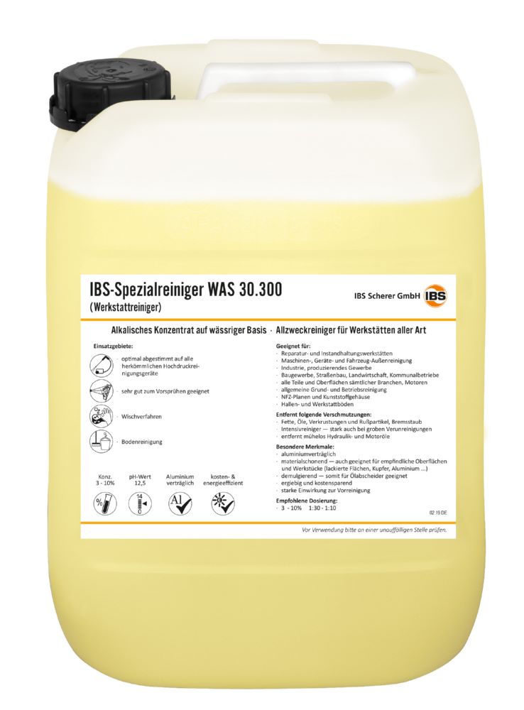 Produktbild IBS Scherer Spezialreiniger WAS 30.300 im IBC Container 1000 Liter