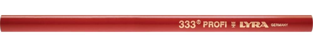 Produktbild Lyra Zimmermanns-Bleistift 333 oval rot 24cm