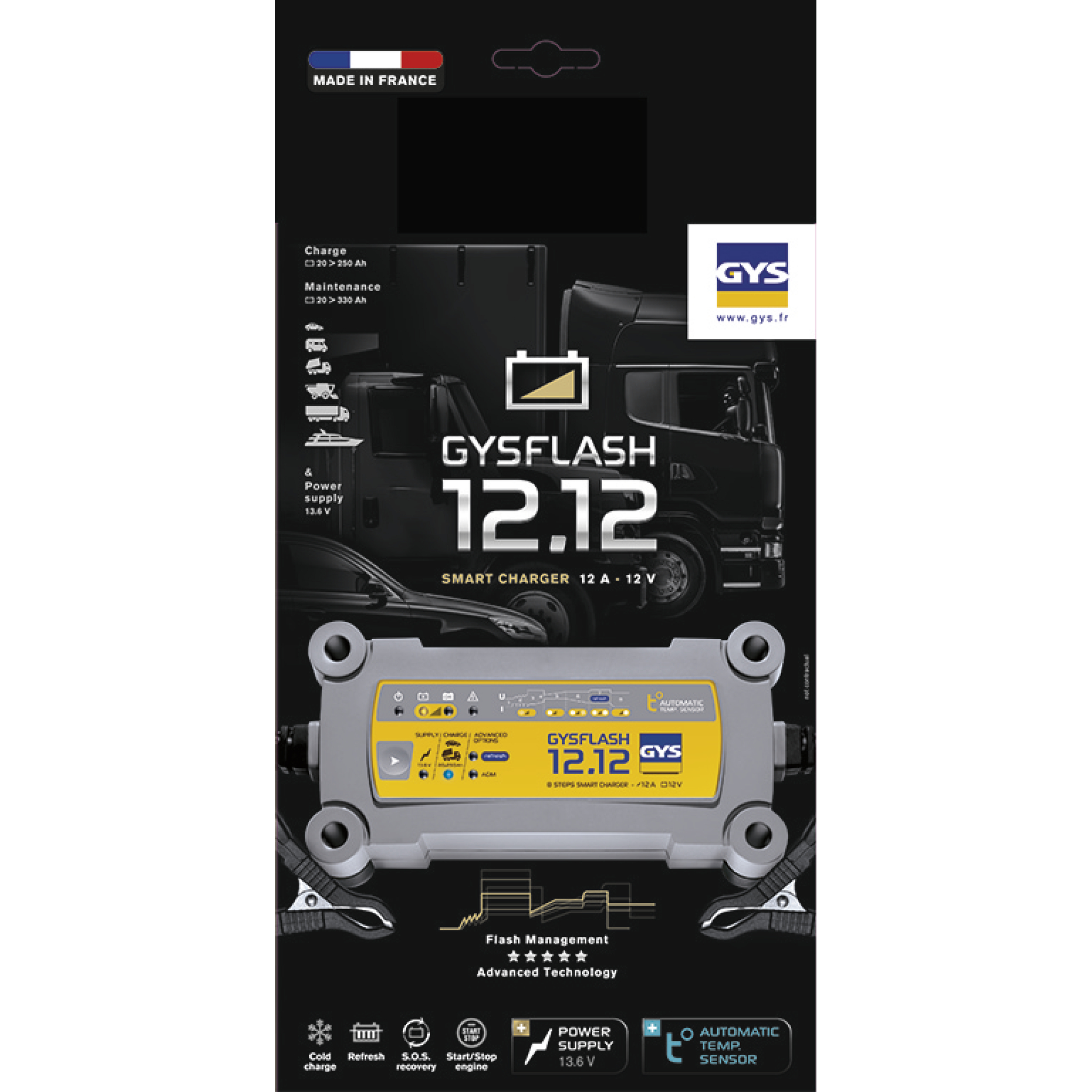 Produktbild Gys Ladegerät GYSFLASH 12.12 bild 2