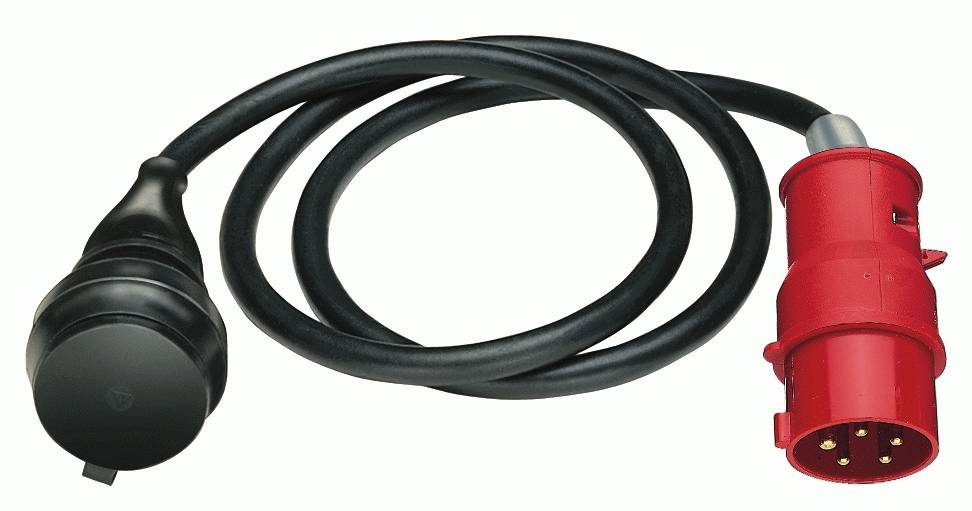 Produktbild Brennenstuhl Adapterleitung IP44 1,5m schwarz H07RN-F 3G1,5 CEE-Stecker 400V