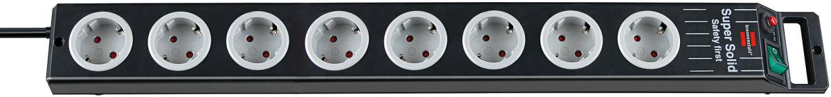 Produktbild Brennenstuhl 8 fache Steckdosenleiste Super Solid Line mit 2,5 m