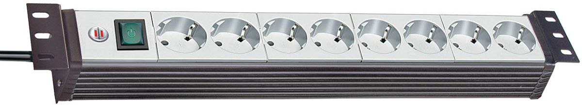 Produktbild Brennenstuhl Steckdosenleiste Premium Line 19" 8 Steckplätze 3m H05VV-F 3G1,5