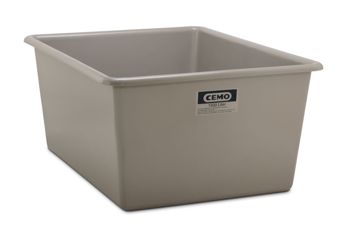 Produktbild Cemo Rechteckbehälter GFK1500 Liter