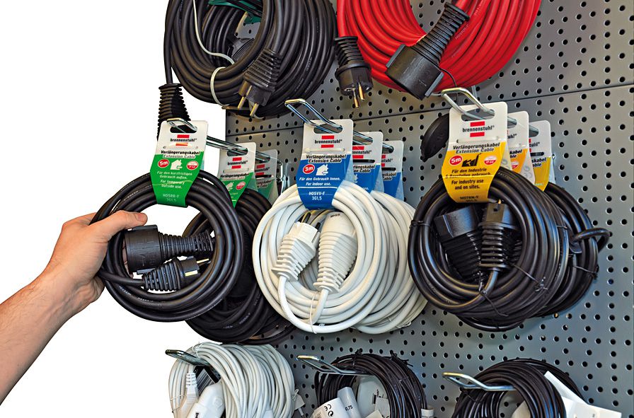 Produktbild Brennenstuhl Verlängerungskabel Kunststoff 5m weiß H05VV-F 3G1,5 bild 2