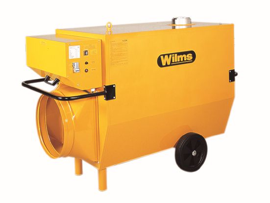 Produktbild Heissluftturbine Wilms BV 185 mit Abgasführung