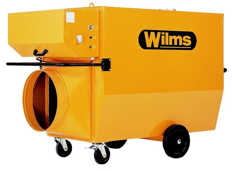 Produktbild Heissluftturbine Wilms BV 535 mit Abgasführung