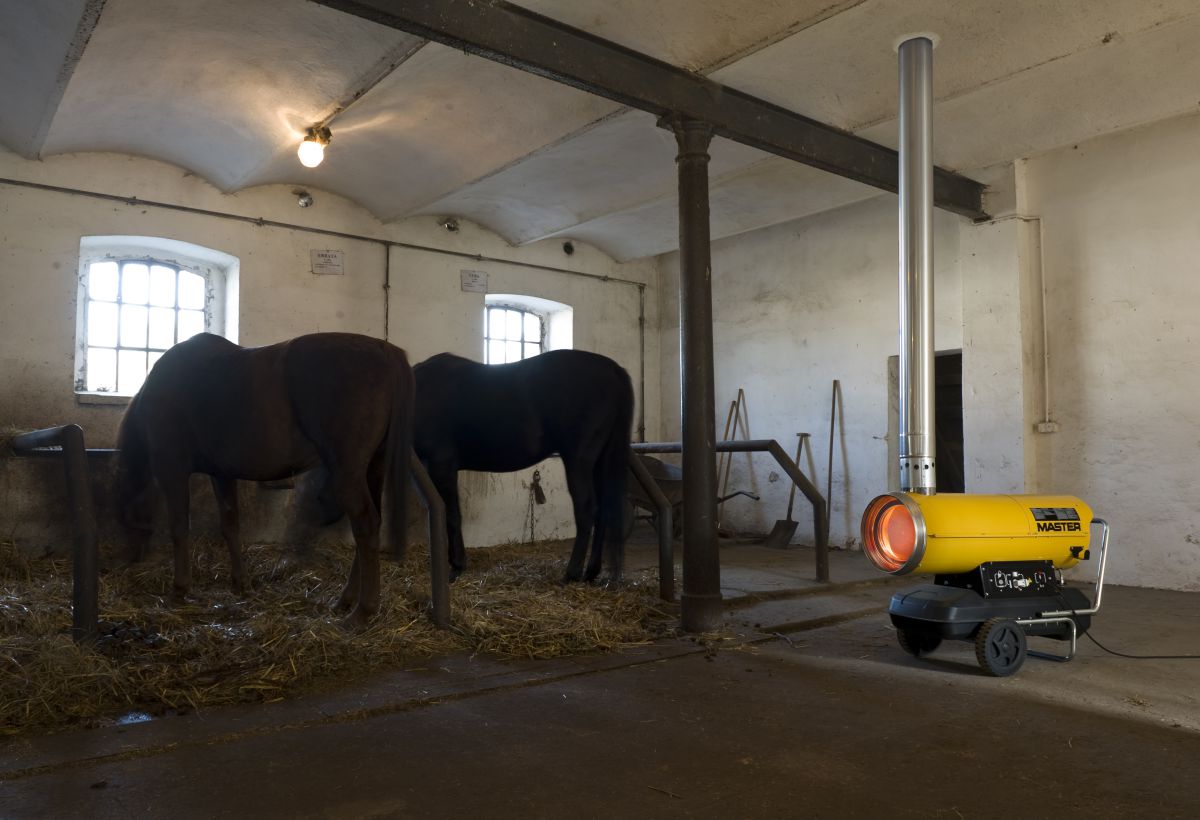 Produktbild MASTER Indirekter Ölheizer MASTER BV 170 E im Einsatz bild 3