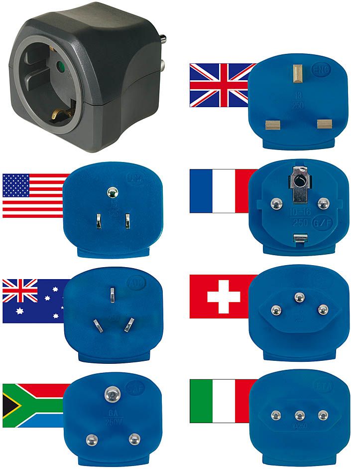 Produktbild Brennenstuhl Reisestecker Set mit 10A Sicherung bild 4