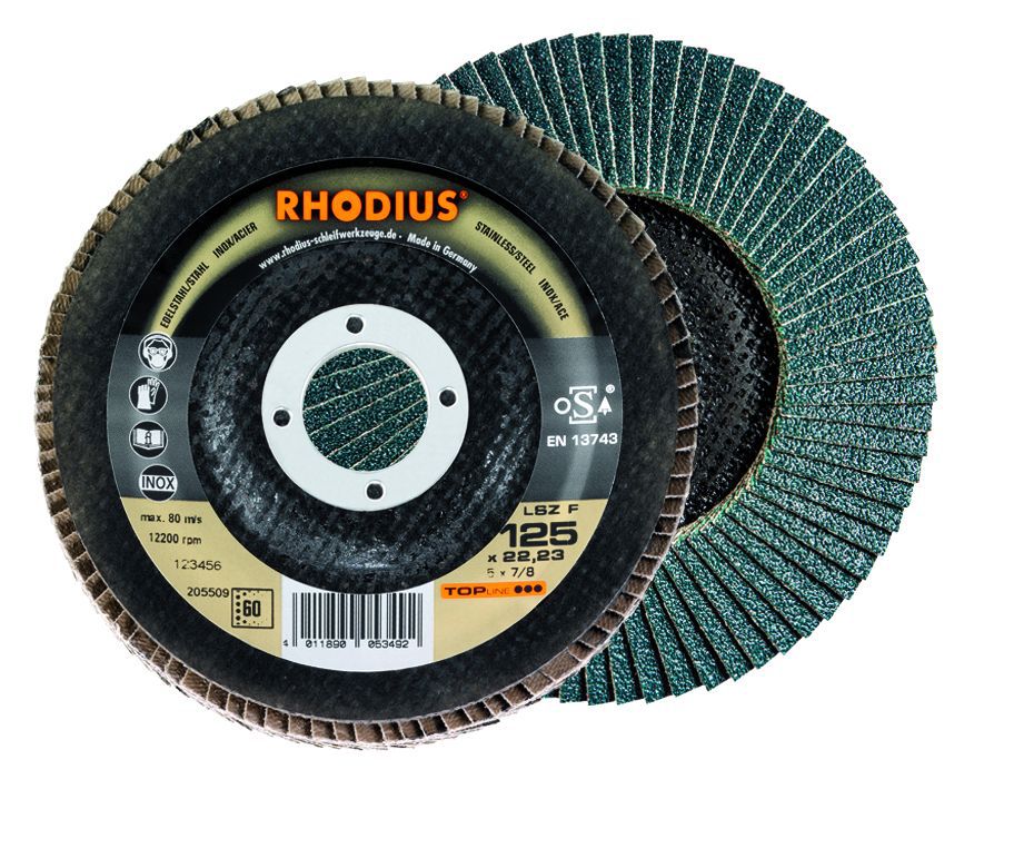 Produktbild Lamellenschleifscheibe Rhodius LGZ F1 125mm