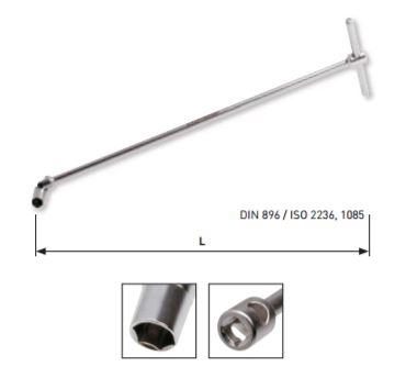 Produktbild KRAFTWERK Gelenkschlüssel 14 mm mit T-Griff extra lang bild 4