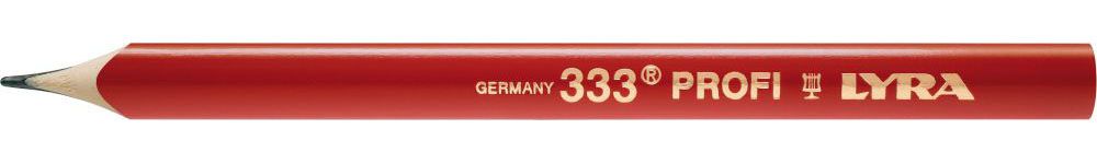 Produktbild Lyra Zimmermanns-Bleistift a12333 oval rot 24cm