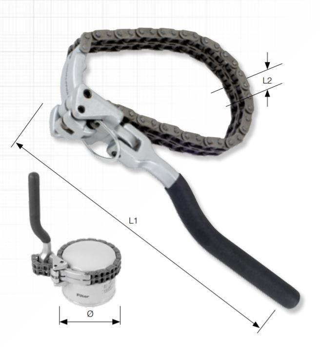 Produktbild KRAFTWERK Ölfilter Kettenschlüssel 60-105 mm bild 4
