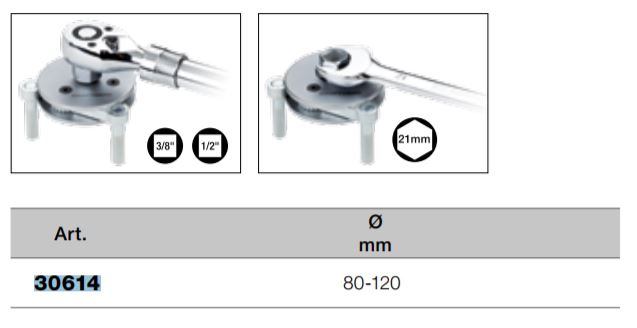 Produktbild KRAFTWERK Ölfilterspinne 3 armig 80-120 mm bild 5