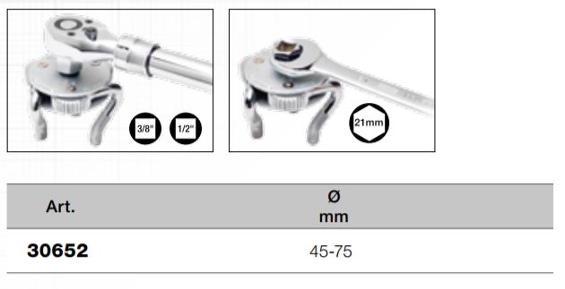 Produktbild KRAFTWERK Ölfilterspinne 3 armig 45-75 mm bild 4