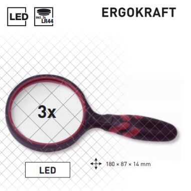 Produktbild KRAFTWERK Vergrösserungsglas mit LED Licht bild 3