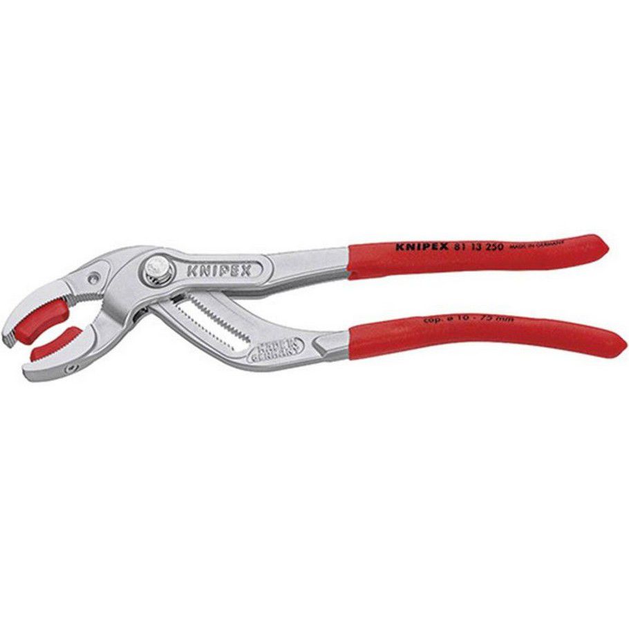 Produktbild Knipex Syphon-Greifzange verchr.250mm m.Backen