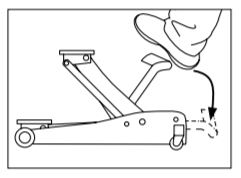 Produktbild KRAFTWERK Hydraulischer Rangierwagenheber 3T bild 3