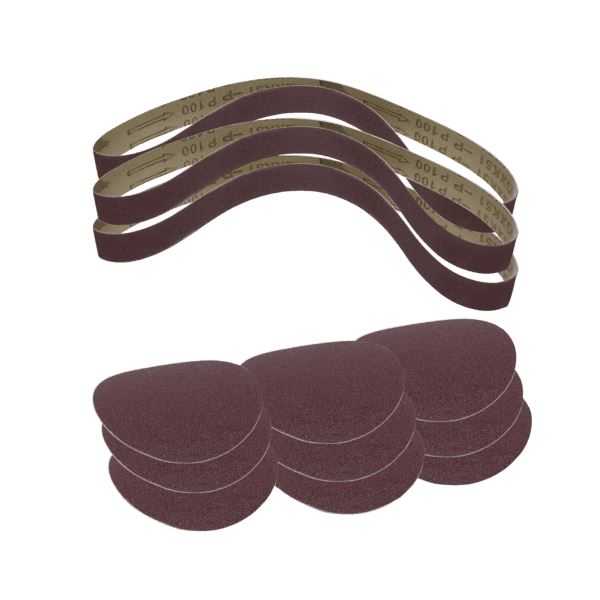 Produktbild SCHEPPACH Schleifset 12 teilig Papier und Band