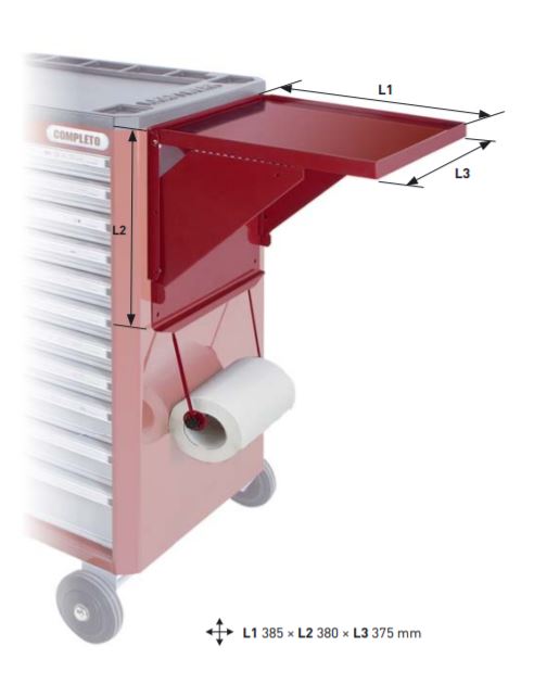 Produktbild KRAFTWERK Seitentisch für Werkstattwagen bild 1