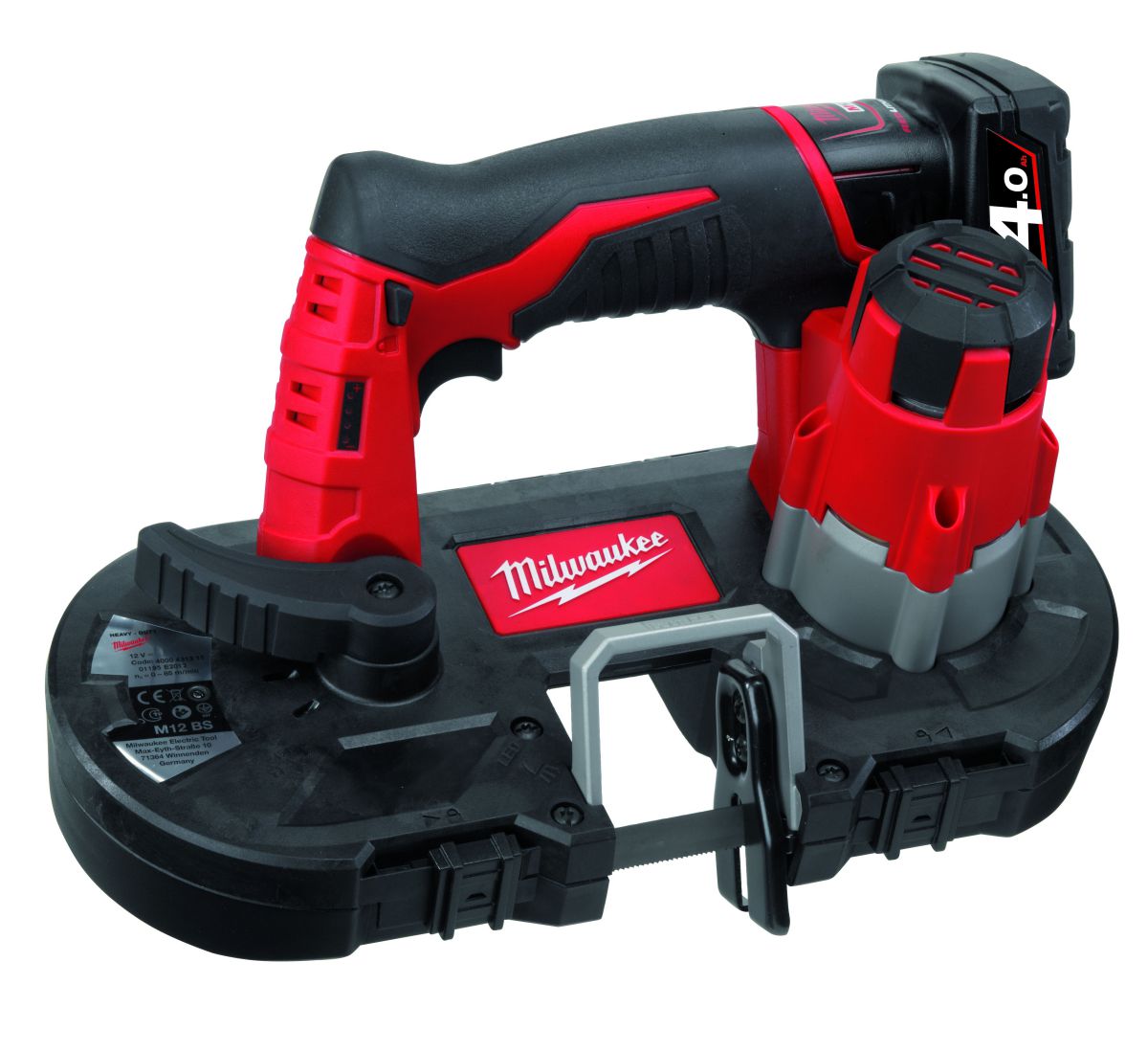 Produktbild Milwaukee Akku-Kompakt-Bandsäge M12 BS/4.0 Ah