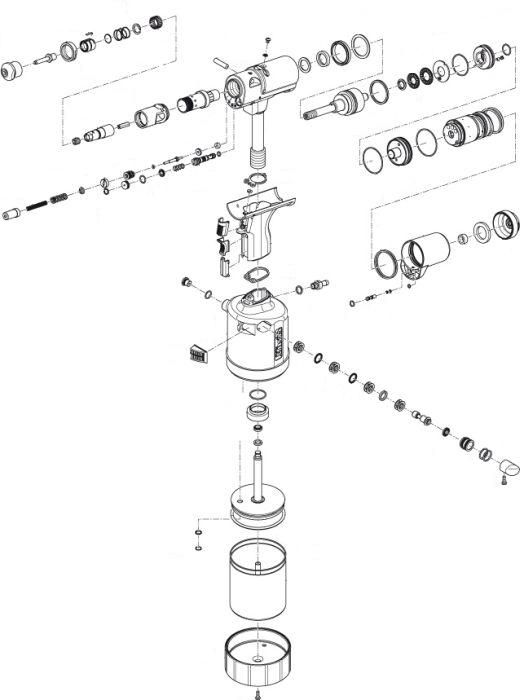 Produktbild Druckluft Nietgerät Gesipa FireFox 2 bild 3