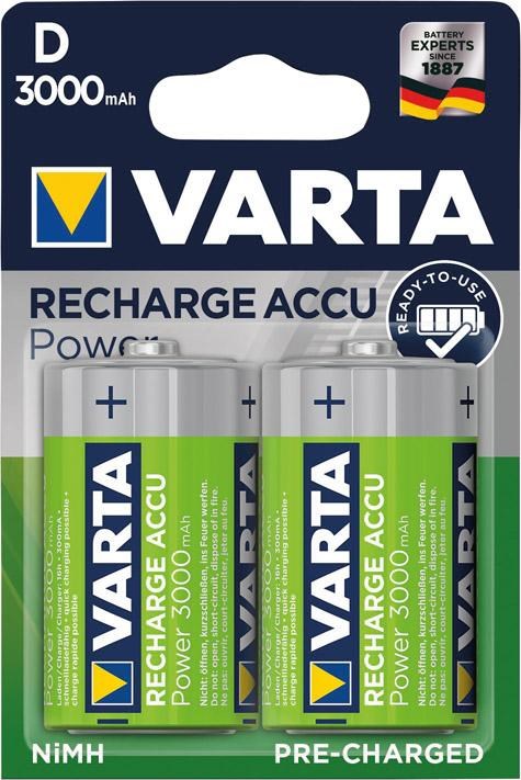 Produktbild Batterie Akku D 3000 Mono VARTA Blister a 2 Stück