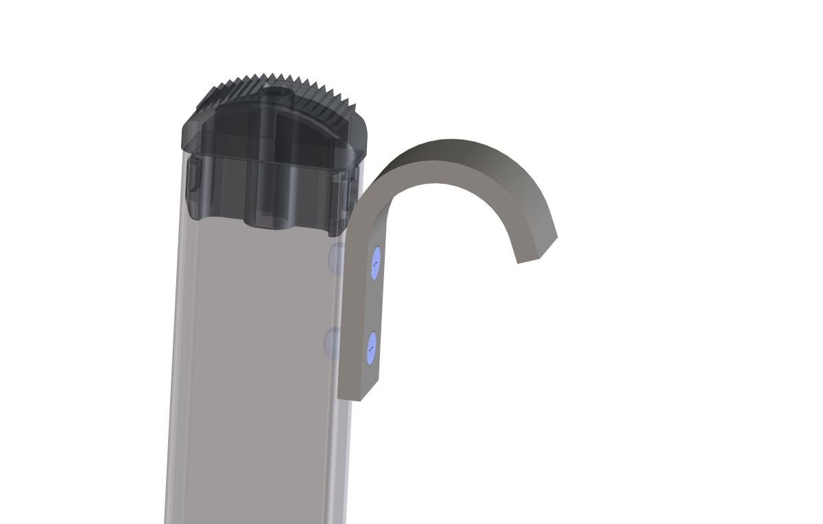 Produktbild Zarges Aufleghaken bis 50 mm für Stufen und Breitsprossenleitern