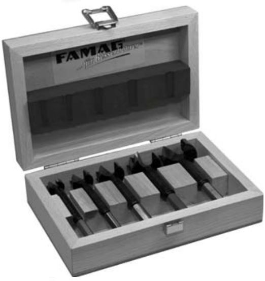 Produktbild Famag Forstnerbohrer Bormax Satz 5tlg. GL 90mm