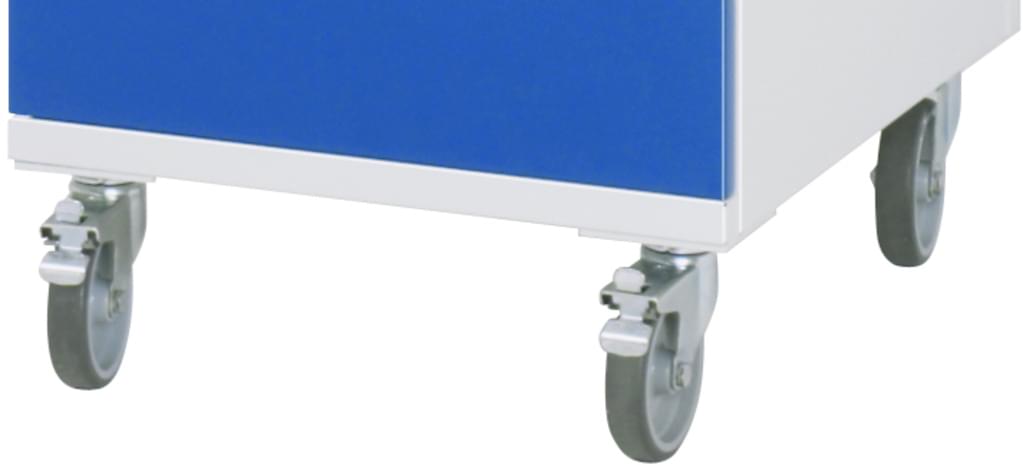 Produktbild RAU Rollensatz mit Gewindeplatten Höhe 125 mm