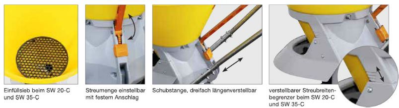 Produktbild Cemo Streuwagen SW 35-C für mittlere Streuflächen bild 2