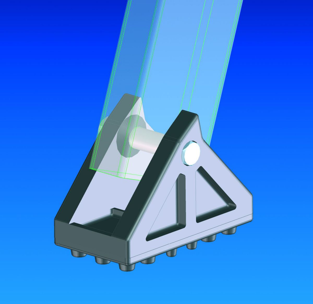 Produktbild Schwenkfüße Zarges mit Gummiauflage