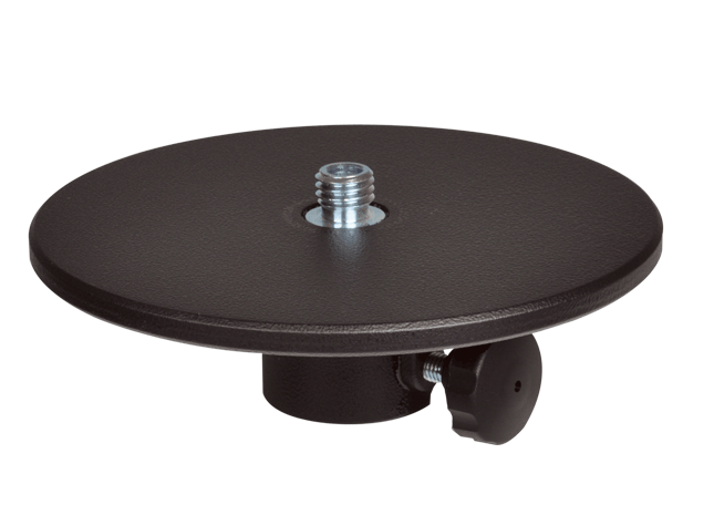 Produktbild Nedo Auflageteller Metall/ D167/ AG5/8'' schwarz runzeleffekt Adapterdurchmesser 36