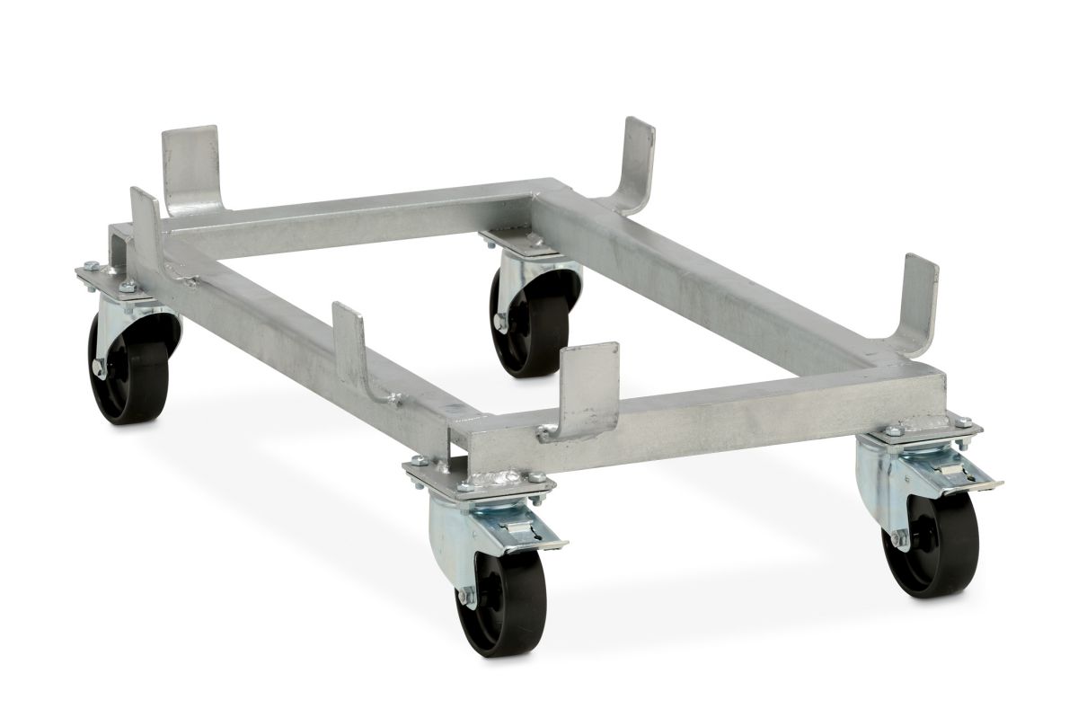 Produktbild Lenkrollengestell für GFK Rechteckbehälter 100 l Cemo