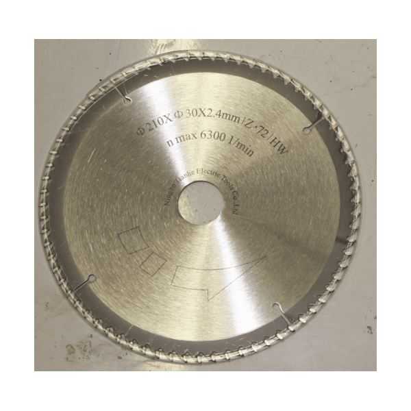 Produktbild SCHEPPACH HW Kreissägeblatt Ø210x30x2,4x1,6 mm Z72 bild 3