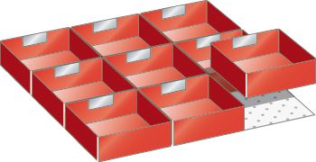 Produktbild Einteilungsmaterial Set Lista für Typ 27 x 27