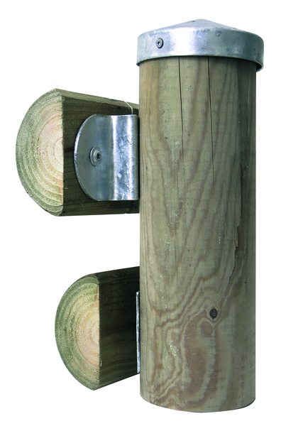 Produktbild Alberts Pfostenkappe, für Holzpfosten, flach, feuerverzinkt, Außenmaß Ø100 mm bild 6