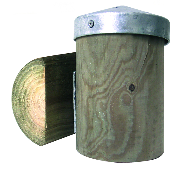 Produktbild Alberts Pfostenkappe, für Holzpfosten, flach, feuerverzinkt, Außenmaß Ø100 mm bild 7