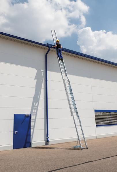 Produktbild Günzburger Aluminium Seilzugleiter 3 x 18 Sprossen