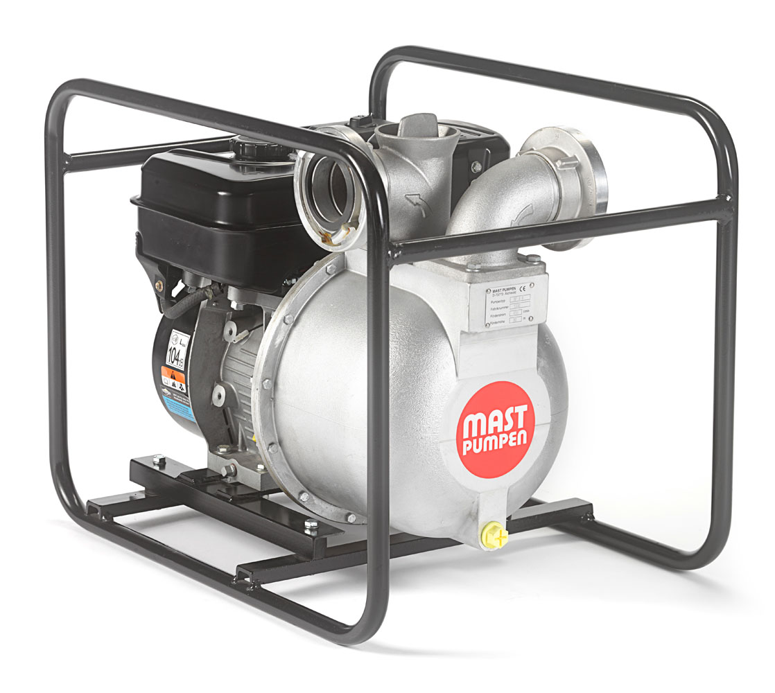 Produktbild Mast Allzweckpumpe NP 8 B - Pumpe mit Benzinmotor für Schmutzwasser, Heizöl und mehr