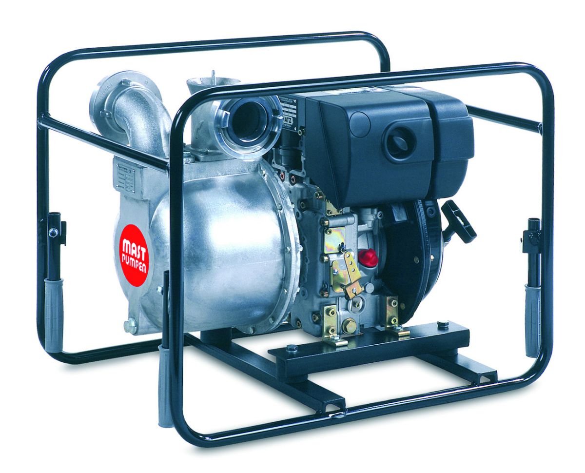 Produktbild Mast Allzweckpumpe NP 8 D - Pumpe mit Diesemotor für Schmutzwasser, Heizöl und mehr