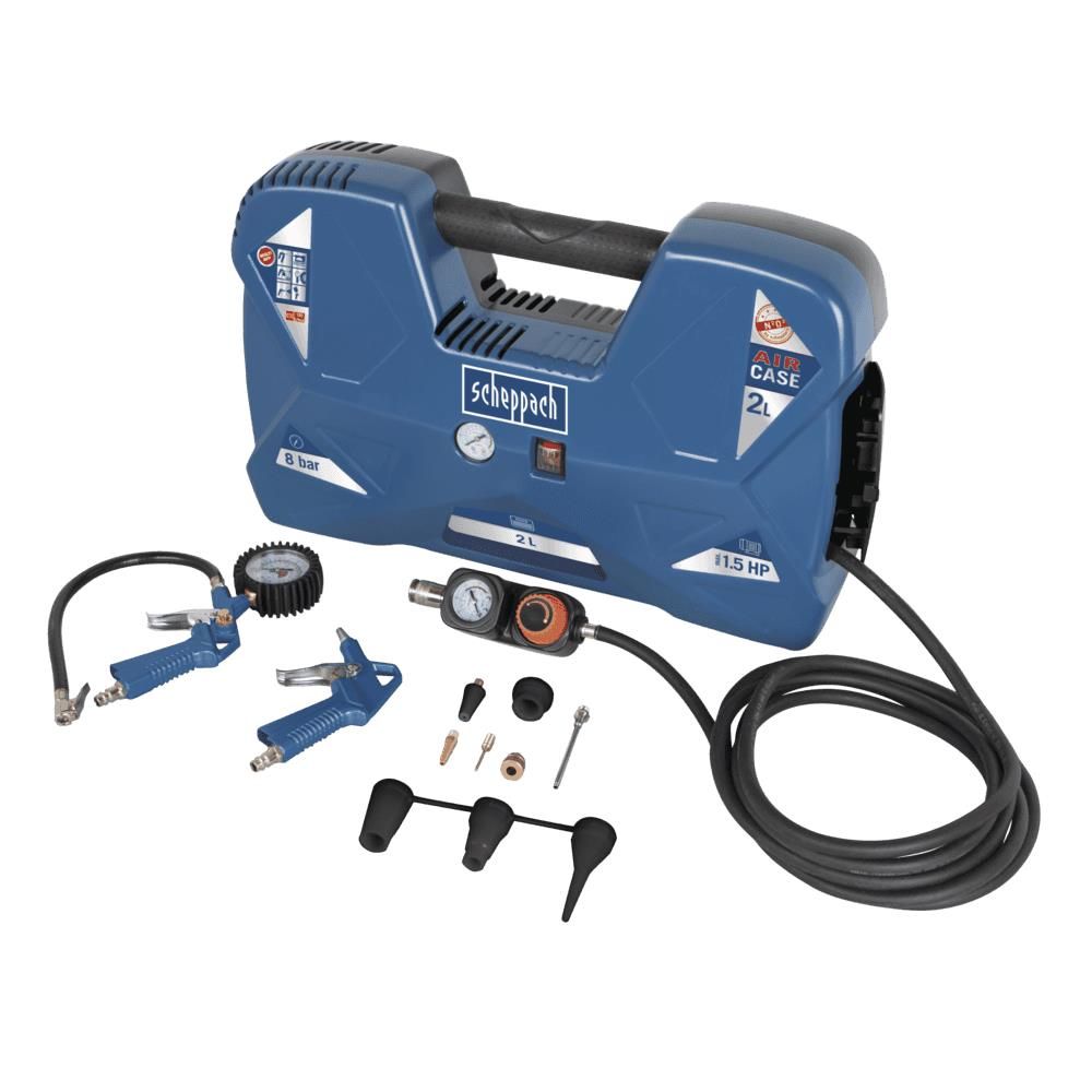 Produktbild SCHEPPACH Kompressor Aircase 230V 50Hz 1100W 2L bild 2