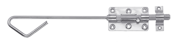 Produktbild Alberts Bolzen-Stangenriegel, mit befestigter Schlaufe, Bolzen Ø16, Länge 400mm