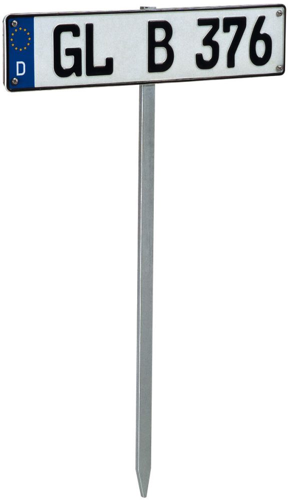 Produktbild Alberts Parkplatzschildhalter verzinkt zum einschlagen bild 1