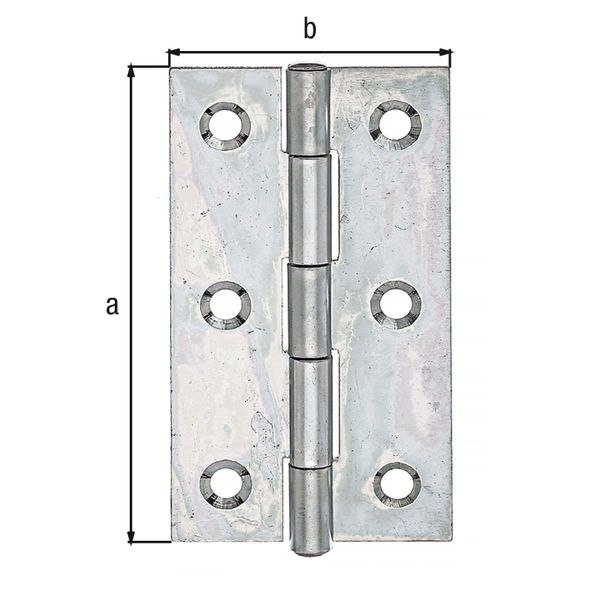 Produktbild Alberts Scharnier sendzimirverzinkt LxB 82x45 mm