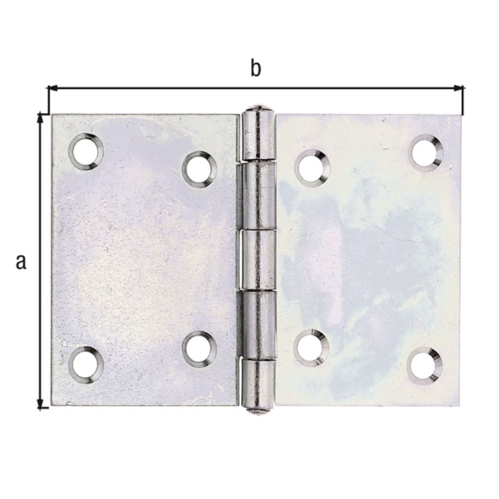 Produktbild Alberts Scharnier verzinkt, LxB 70x104,5 mm
