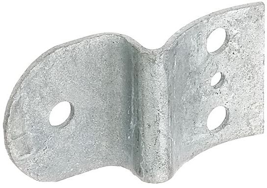 Produktbild Alberts Zaun-Riegelbeschlag,f.Pfosten u.Halbrund- Zaunr.Ø80mm,feuerverzinkt,LxB40x78mm bild 2