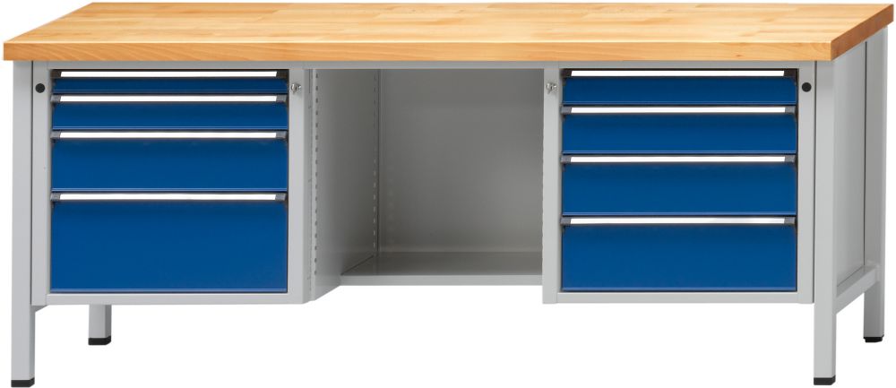 Produktbild Anke Kasten Werkbank 2000 327 V 50 mm, 850 mm 7035/5010